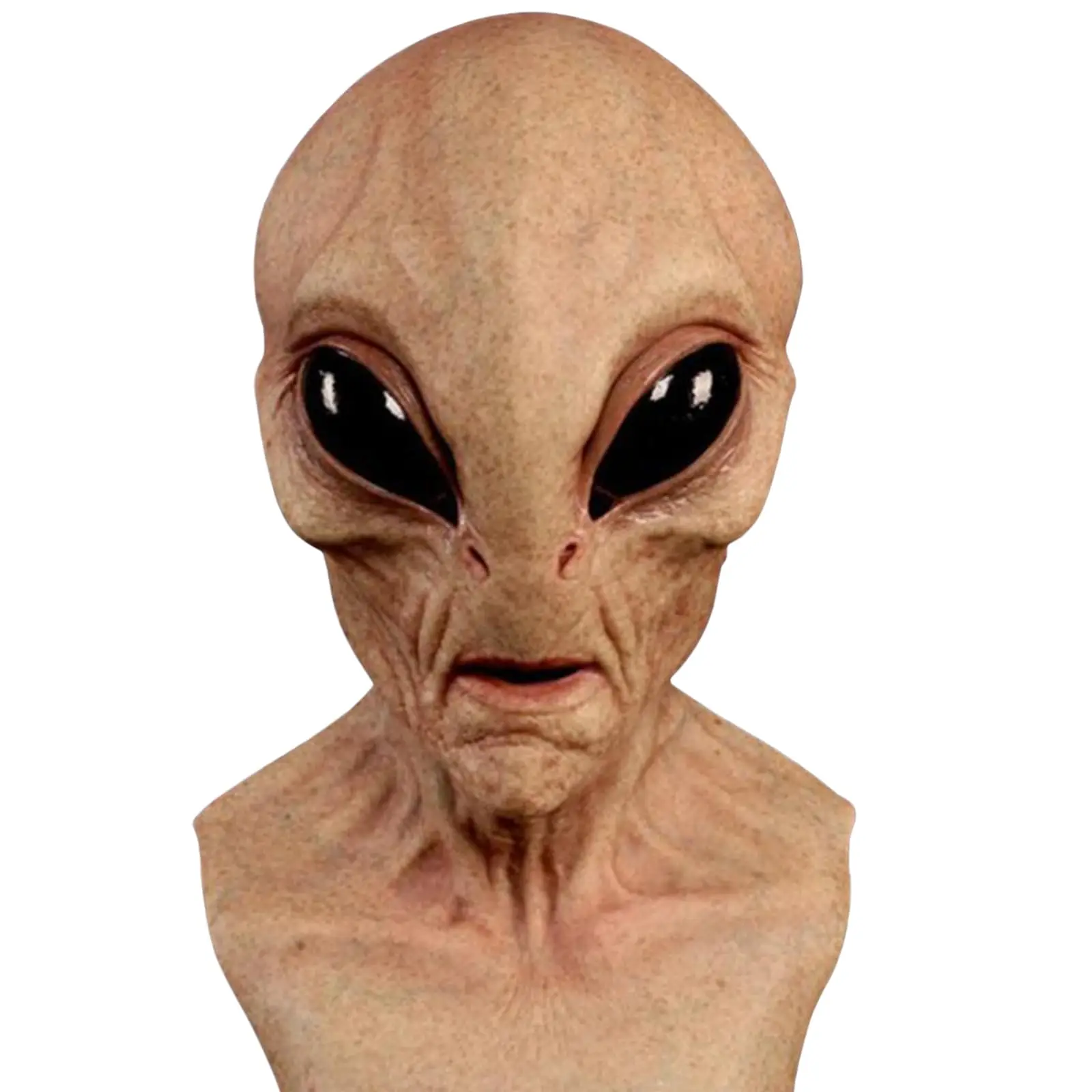 Latex Alien Mask Realistic - Halloween Alien Masker Realistisch Kwaad Latex
