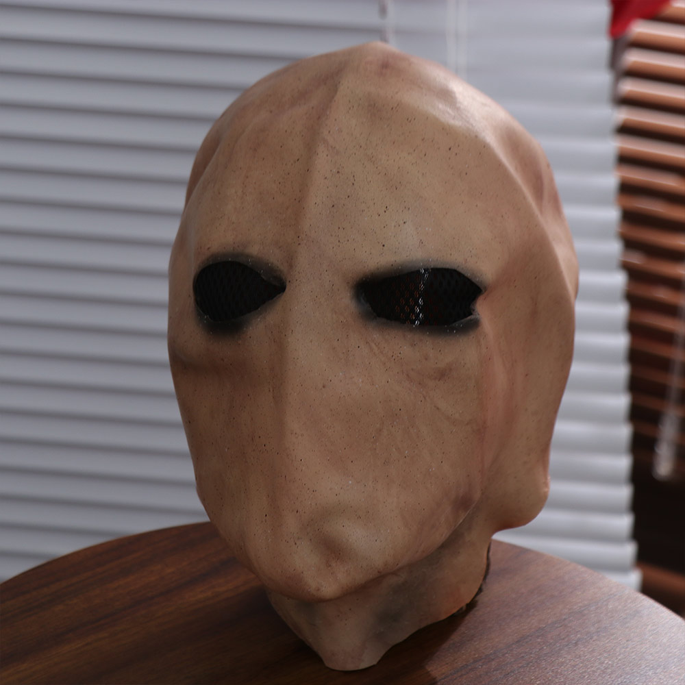 Latex Alien Mask Realistic - Gezichtsloze man Halloween Slenderman-masker, verkleedkostuum, niet-toxisch,