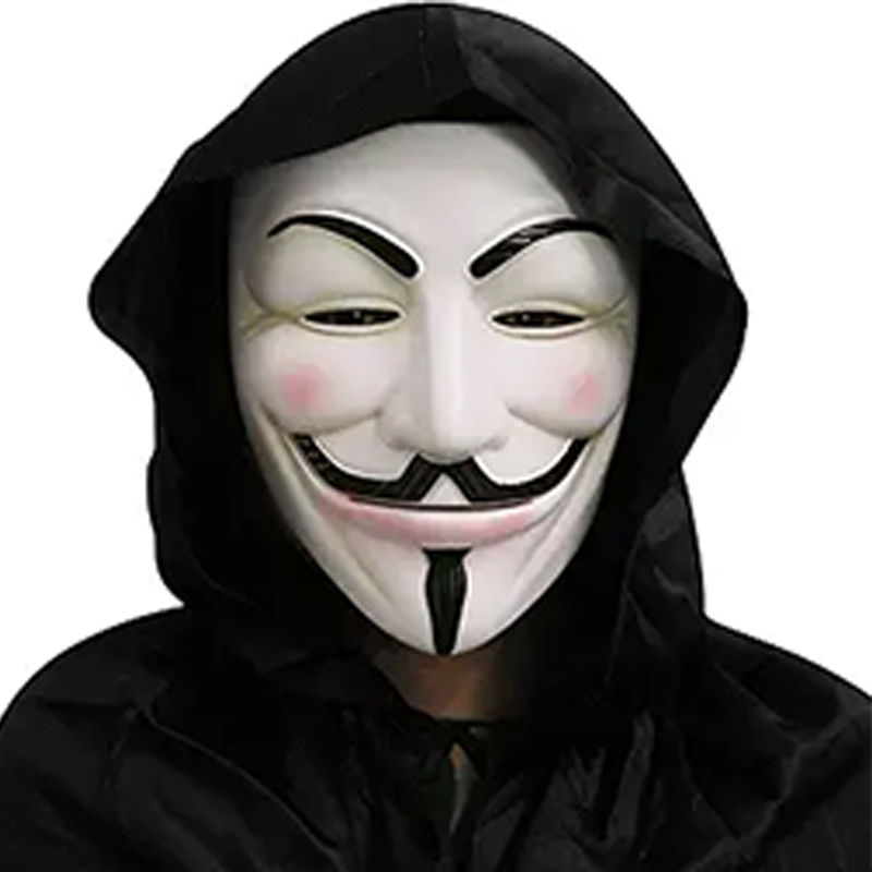 Led Purge Mask Halloween - Vendetta LED-masker Filmthema Feestdecoratie Knipperend Anoniem