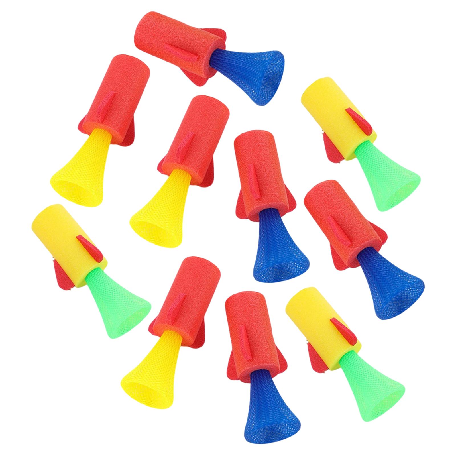 Novelty Gifts - Kinderspeelgoed EVA springende raketlanceerder, veerkrachtig, leuk
