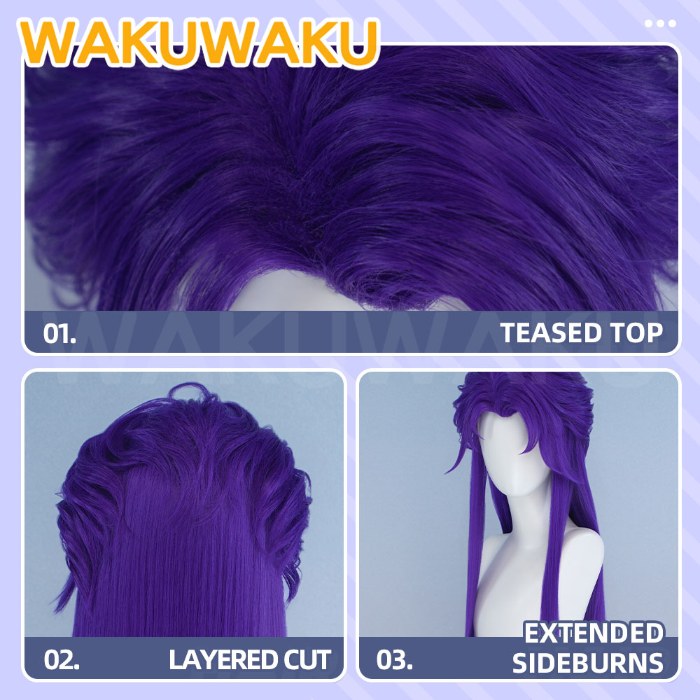 IN VOORRAAD Jester Cosplay Pru - Anime Cosplay Wig Heat Resistant recensie en prijs