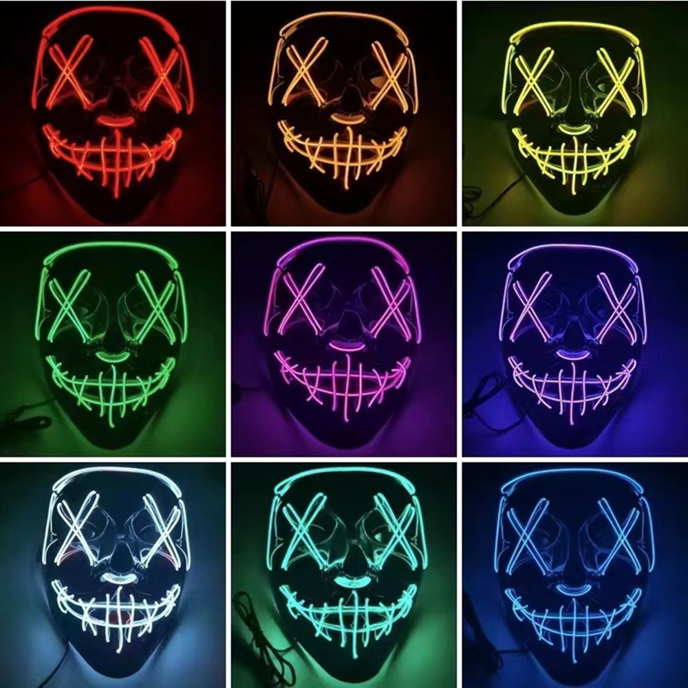 Halloween Maskers Voor Mannen  - Led Purge Mask Halloween recensie en prijs