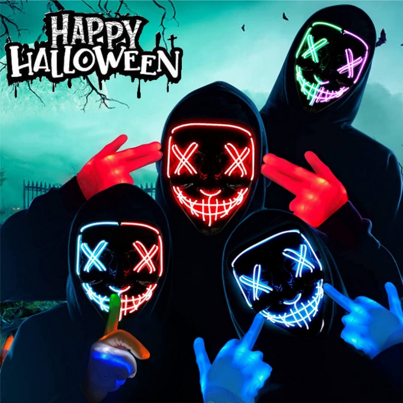 Enge Halloween Cosplay Light u - Led Purge Mask Halloween recensie en prijs