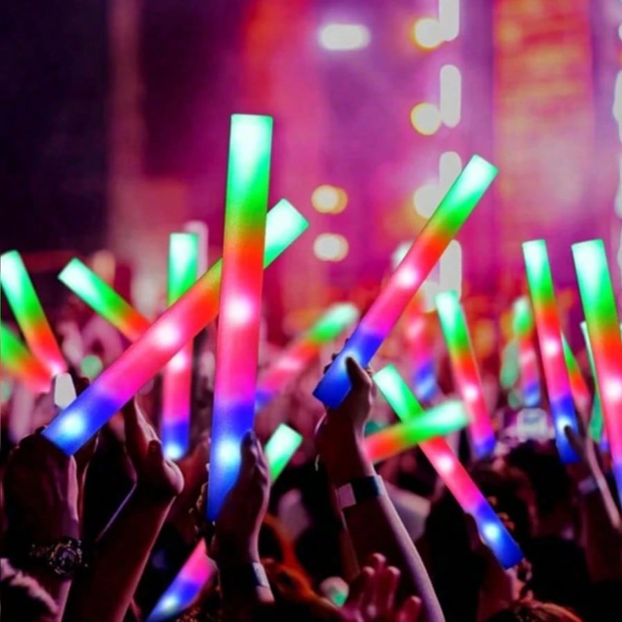 105 stuks schuim glowsticks, b - Flashing Led Foam Sticks Party recensie en prijs