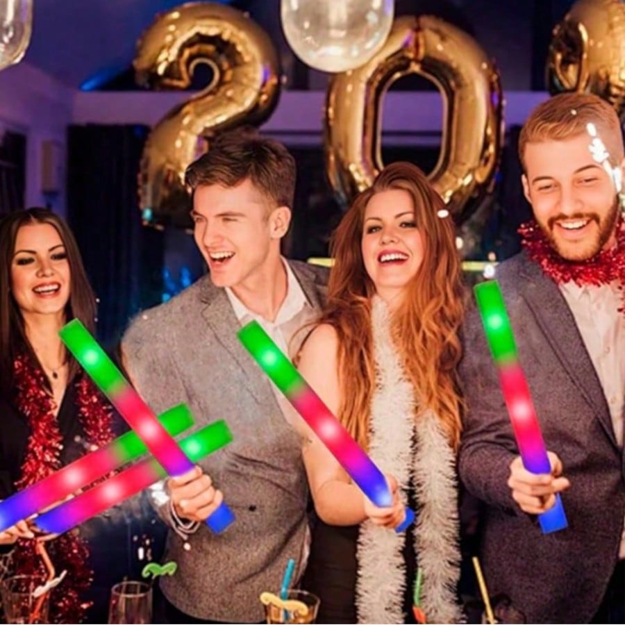 105 stuks schuim glowsticks, b - Flashing Led Foam Sticks Party recensie en prijs