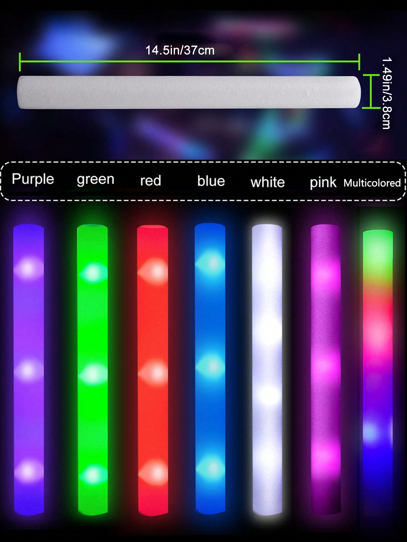 20/30Pcs Led Foam Glow Sticks  - Flashing Led Foam Sticks Party recensie en prijs