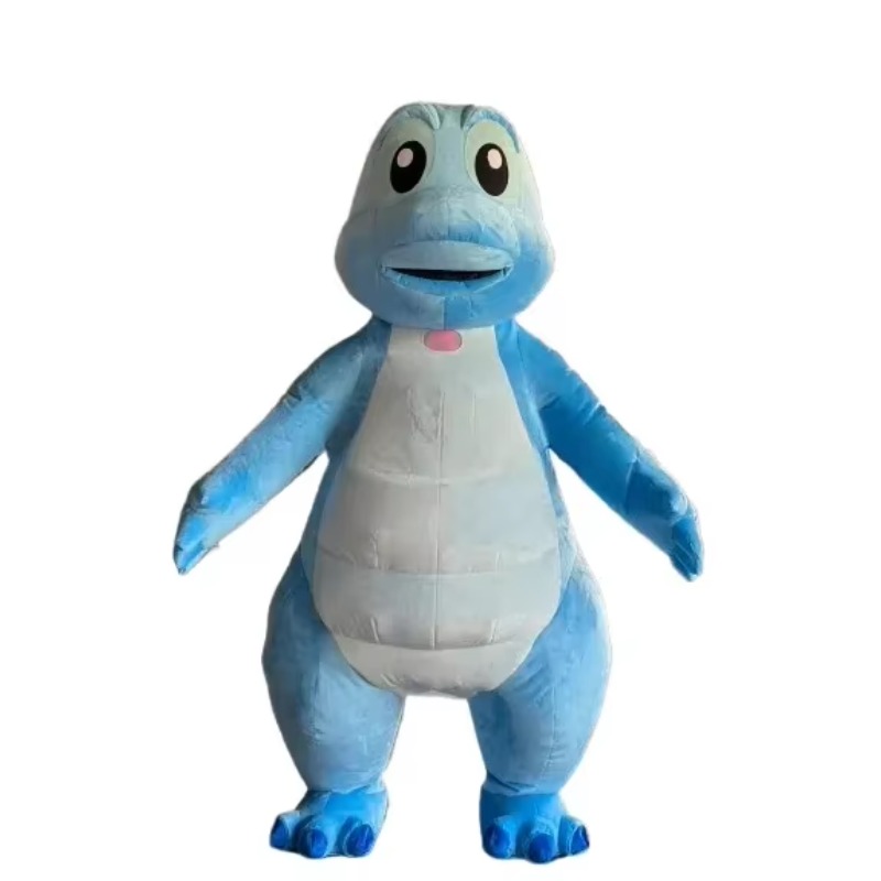 2m/2.6m Opblaasbare Blauwe Dra - Inflatable Dinosaur Costume Adult recensie en prijs