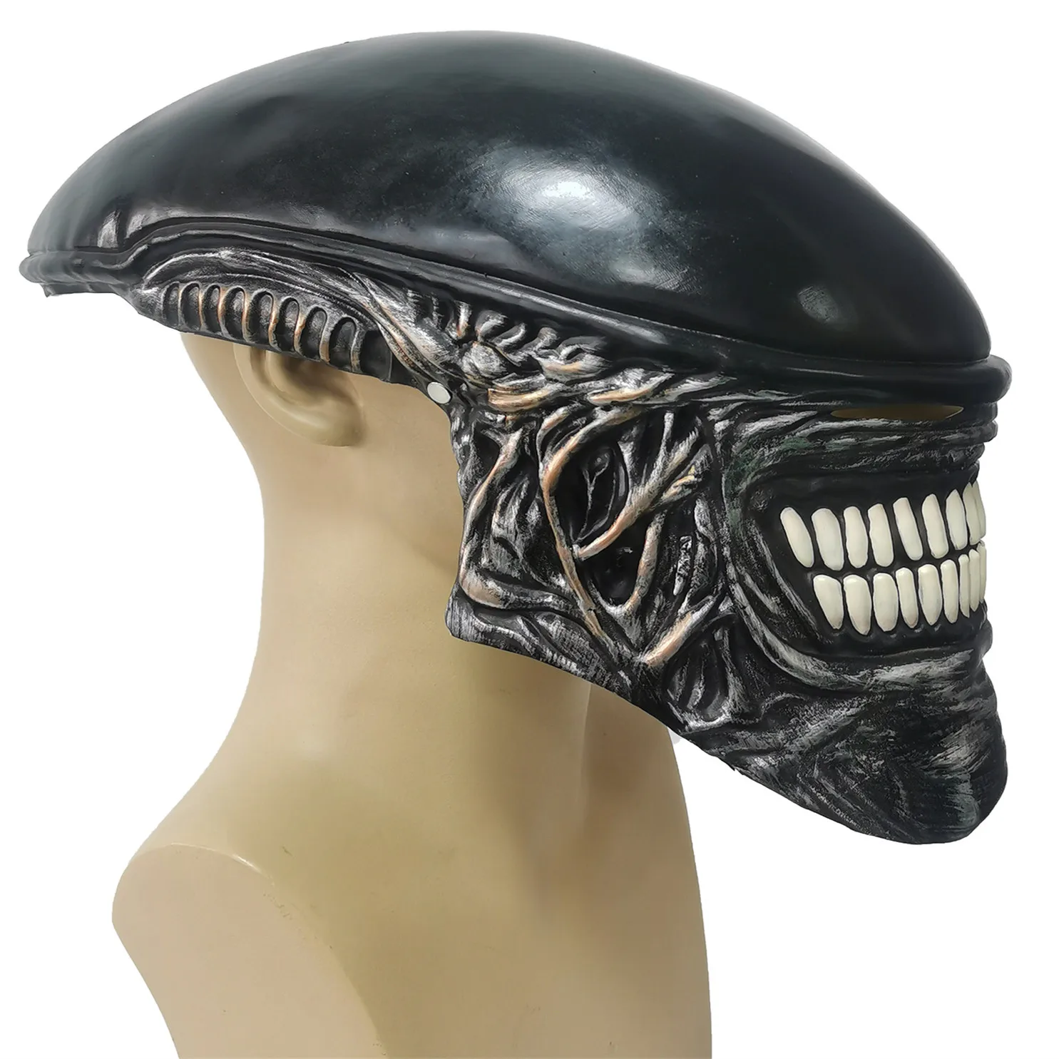 Enge maskers, buitenaardse pre - Latex Alien Mask Realistic recensie en prijs