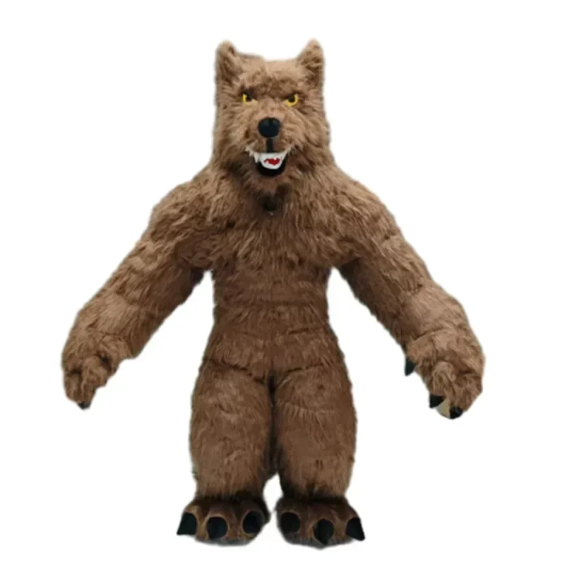 Groot opblaasbaar grijs wolven - Costumes recensie en prijs