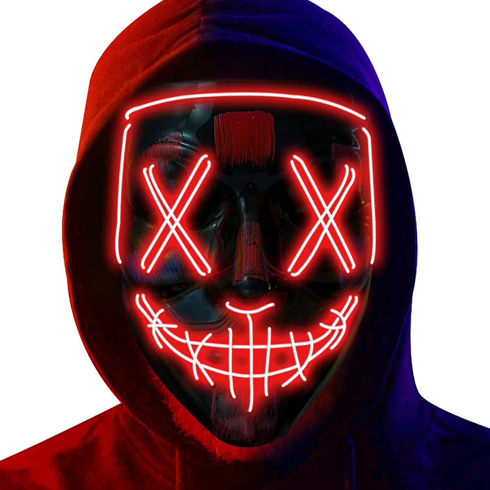 Volwassenen Kinderen Halloween - Led Purge Mask Halloween recensie en prijs