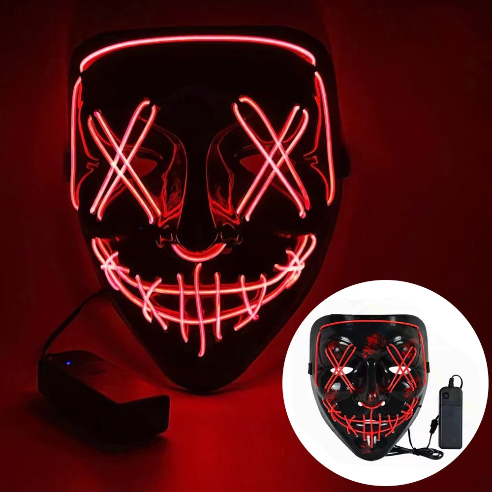Volwassenen Kinderen Halloween - Led Purge Mask Halloween recensie en prijs
