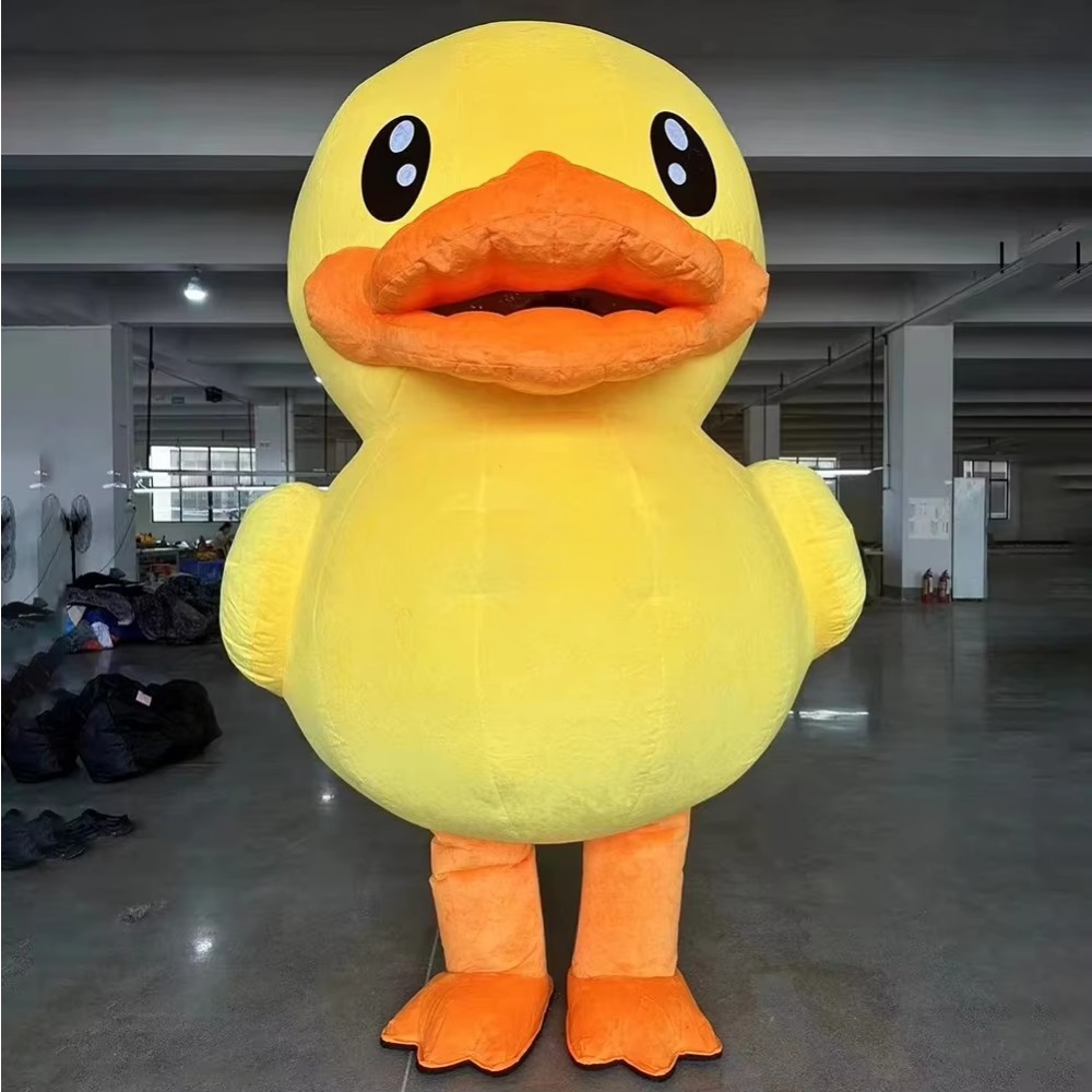 Opblaasbaar eendmascottekostuu - Costumes recensie en prijs