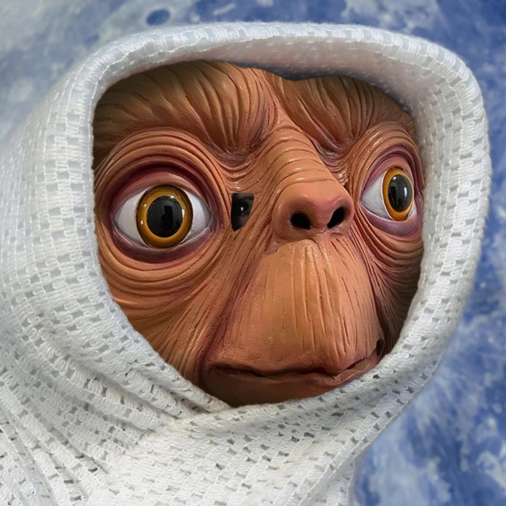 Het buitenaardse cosplay, grie - Latex Alien Mask Realistic recensie en prijs