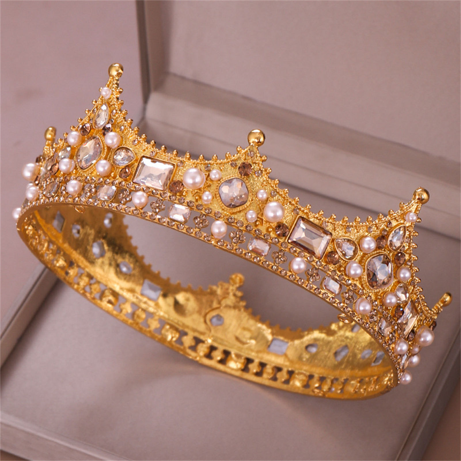 Bruidskroon Strass Tiara Barok - Party Supplies recensie en prijs