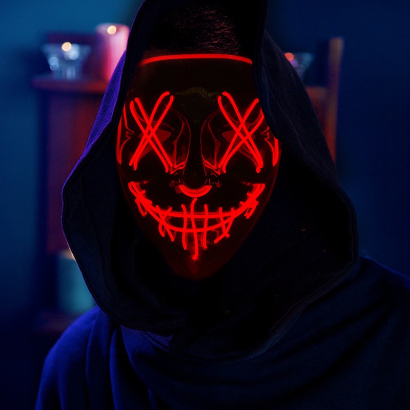 Halloween Neon Led Purge Maske - Led Purge Mask Halloween recensie en prijs